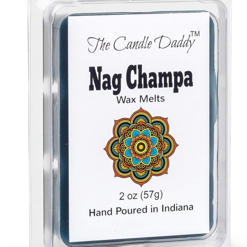Nag Champa Incense Scented Melt- Maximum Scent Wax Cubes/Melts- 1 Pack -2 Ounces